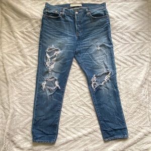 GAP Distressed Blue Jeans for Women
